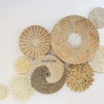 Décor de panier mural