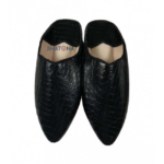 Babouche pointue imitation Croco
