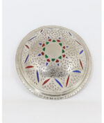 Applique marocaine au style iraqi argentée