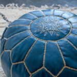 Pouf d'artisanat marocain fait à main collection 2023 – Image 5