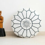 Pouf d'artisanat marocain fait à main collection 2023 – Image 4