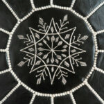 Pouf d'artisanat marocain fait à main collection 2023 – Image 5