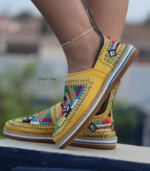 Babouches jaunes marocaines berbères – Image 2