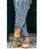 Babouches jaunes marocaines berbères – Image 3