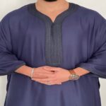 Thobe - djellaba, Jubbah, Thobe, kandora, Kaftan (bleu)